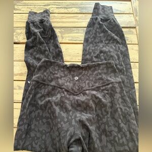 Lululemon Align Jogger Formation Camo Deep Coal Multi Black